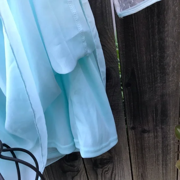 🦋 NWT SEA FOAM GREEN DRESS SIZE LARGE - Picture 5 of 6